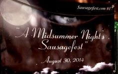 Thanks, Marc Zider! Sausagefest #17 Banner, 2014